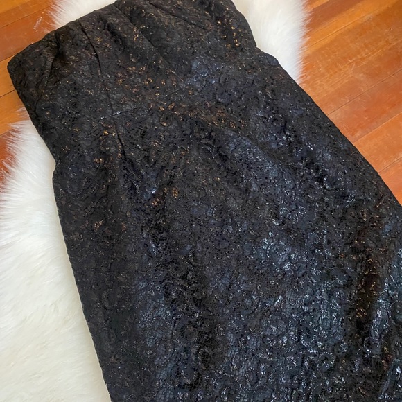 Black Strapless Dress - Picture 2 of 3